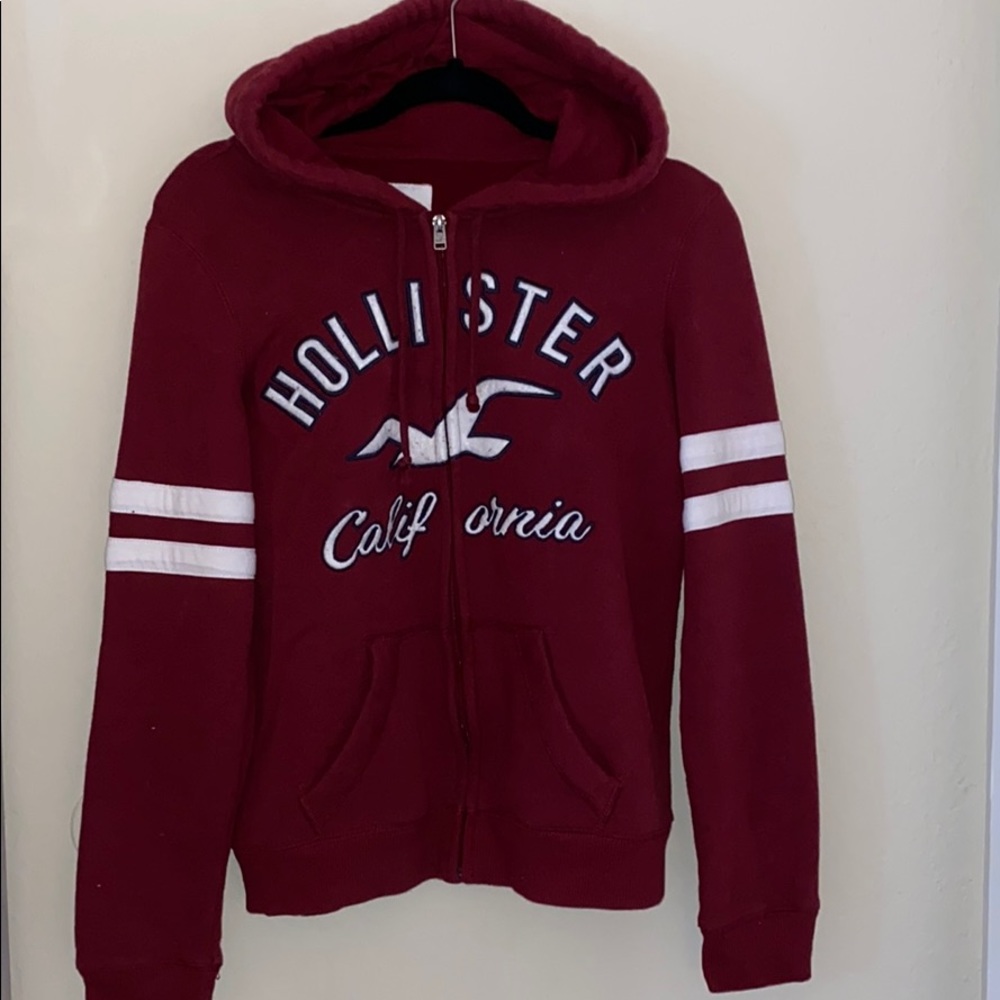Red Hollister jacket